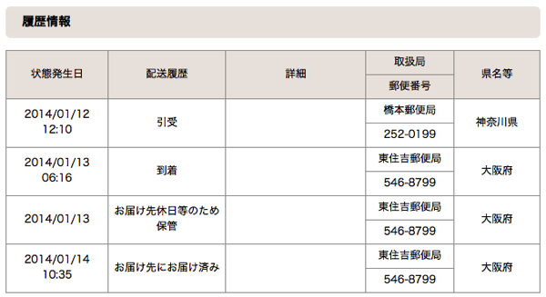 到着したらしいですね